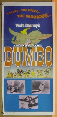 #357 DUMBO daybill R76 Walt Disney classic! 