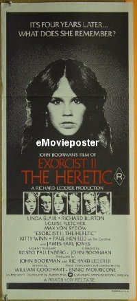 #379 EXORCIST 2: THE HERETIC daybill 77 Blair 
