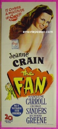 #8413 FAN Aust db '49 Jeanne Crain, Preminger 