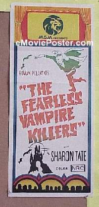#7384 FEARLESS VAMPIRE KILLERS Australian daybill movie poster '67