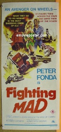 #8418 FIGHTING MAD Aust db '76 Fonda, Demme 