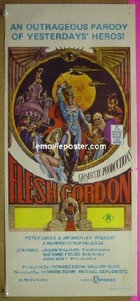 #1409 FLESH GORDON Aust DB '74 sex sci-fi!