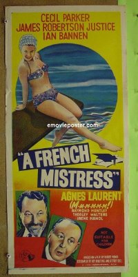 #1618 FRENCH MISTRESS Aust daybill '60 sex!