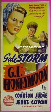 #8432 G.I. HONEYMOON Aust db '45 Gale Storm 
