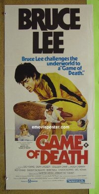 #1629 GAME OF DEATH Aust daybill 1981 Bruce Lee