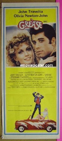 #445 GREASE yellow Aust daybill '78 Travolta 