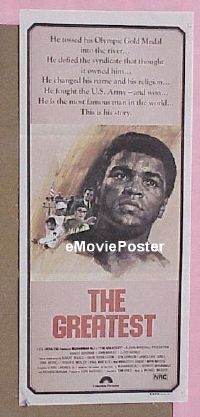 #1652 GREATEST Aust daybill '77 Muhammad Ali