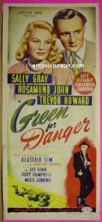 #8464 GREEN FOR DANGER Aust db '46 Howard 