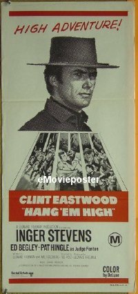 #467 HANG 'EM HIGH Aust daybill R70s Eastwood 