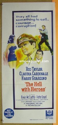 #8476 HELL WITH HEROES Aust db '68 Rod Taylor 