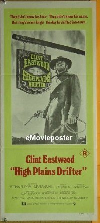 #483 HIGH PLAINS DRIFTER daybill '73 Eastwood 