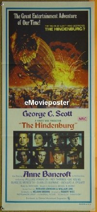 #485 HINDENBURG daybill 75 George C. Scott 