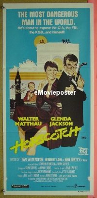 #488 HOPSCOTCH daybill '80 Walter Matthau 