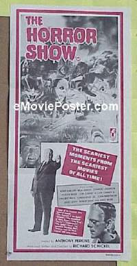 #7484 HORROR SHOW Australian daybill movie poster '80 classic!