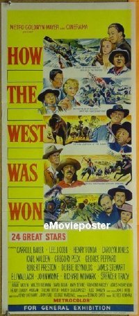 #499 HOW THE WEST WAS WON daybill62 Greg Peck 