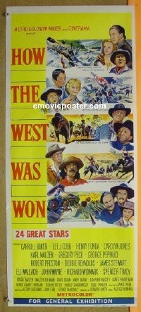 #8491 HOW THE WEST WAS WON Aust db '62 Peck 