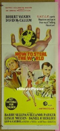 #244 HOW TO STEAL THE WORLD Aust daybill '68 