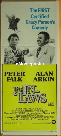 #515 IN-LAWS daybill '79 Peter Falk, Arkin 