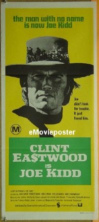 #535 JOE KIDD daybill '72 Eastwood,Duvall 