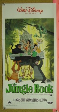 #7532 JUNGLE BOOK Australian daybill movie poster R86 Disney