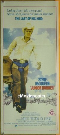 #546 JUNIOR BONNER daybill '72 Steve McQueen 