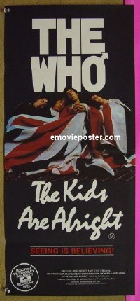 #6805 KIDS ARE ALRIGHT Aust db '79 The Who 