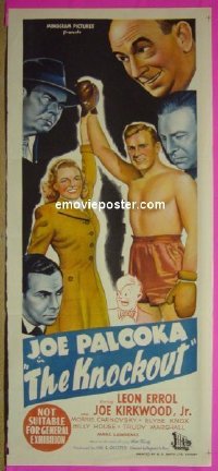 #8541 KNOCKOUT Aust db 47 Joe Palooka, boxing 