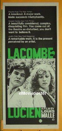 #564 LACOMBE LUCIEN daybill '74 Louis Malle 