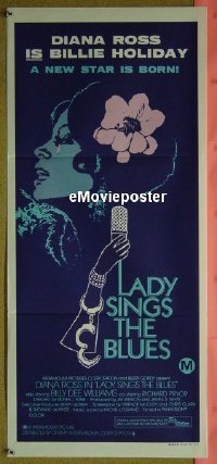 #568 LADY SINGS THE BLUES daybill '72 Ross 