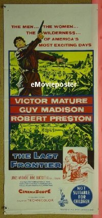 #572 LAST FRONTIER daybill '55 Victor Mature 