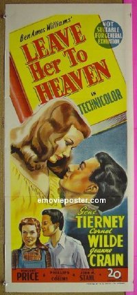 #6821 LEAVE HER TO HEAVEN Aust db '45 Tierney 