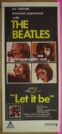 #3279 LET IT BE Aust daybill '70 The Beatles! 