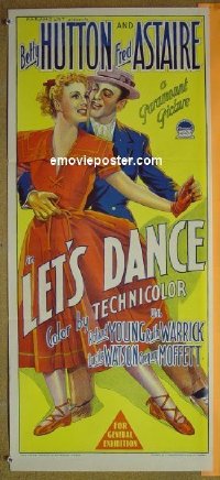 #8890 LET'S DANCE Aust daybill50 Fred Astaire 