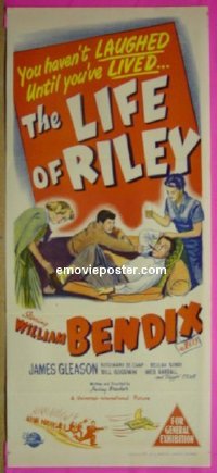 #8550 LIFE OF RILEY Aust daybill '49 Bendix 