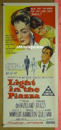 #583 LIGHT IN THE PIAZZA daybill '61 Mimieux 