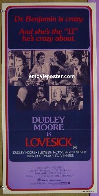 #1685 LOVESICK Aust daybill83 Moore, McGovern