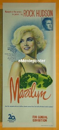 #625 MARILYN daybill '63 Monroe biography 