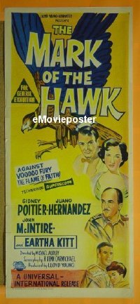 #626 MARK OF THE HAWK daybill58 Poitier 