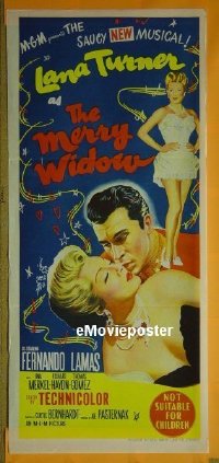 #630 MERRY WIDOW Aust daybill '52 Turner 