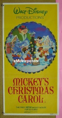 #634 MICKEY'S CHRISTMAS CAROL daybill '83 