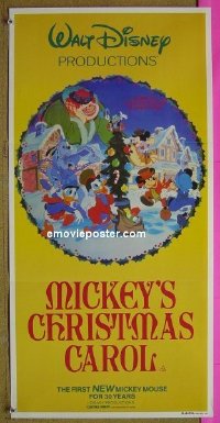 #1785 MICKEY'S CHRISTMAS CAROL Aust daybill