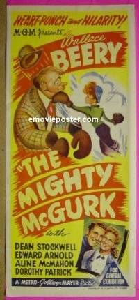#8596 MIGHTY McGURK Aust db '46 Wallace Beery 