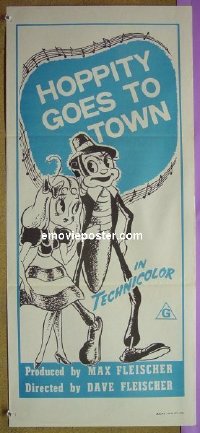 #7652 MR BUG GOES TO TOWN Australian daybill movie poster R70s