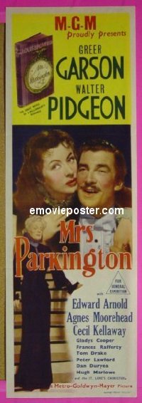 #8605 MRS PARKINGTON Aust db '44 Greer Garson 
