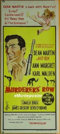 #6881 MURDERERS' ROW Aust db '66 Dean Martin 