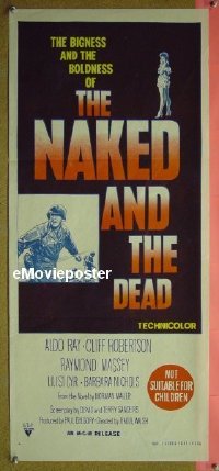 #660 NAKED & THE DEAD daybill58 Norman Mailer 