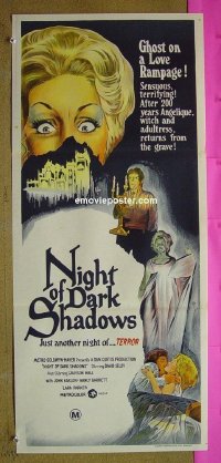#1809 NIGHT OF DARK SHADOWS Aust daybill '71