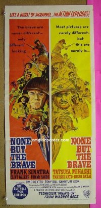 #1812 NONE BUT THE BRAVE Aust daybill 65