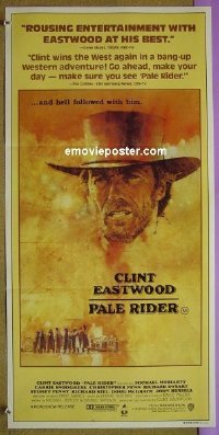 #1827 PALE RIDER Aust daybill 85 Eastwood