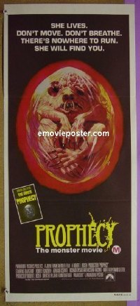 p598 PROPHECY Australian daybill movie poster '79 John Frankenheimer